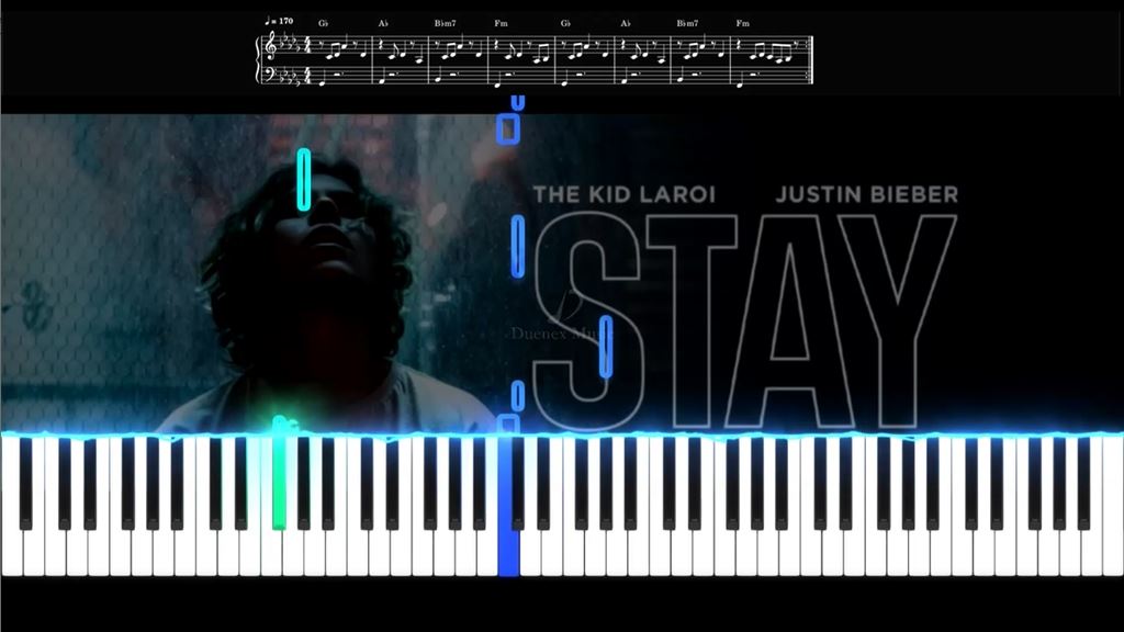 Stay – The Kid LAROI ft Justin Bieber | Synth | Tutorial + Partitura GRATIS